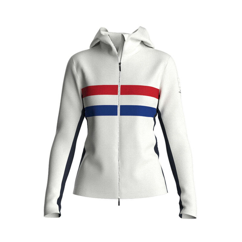 Ski Full Zip Hoodie - Veste en laine mérinos femme