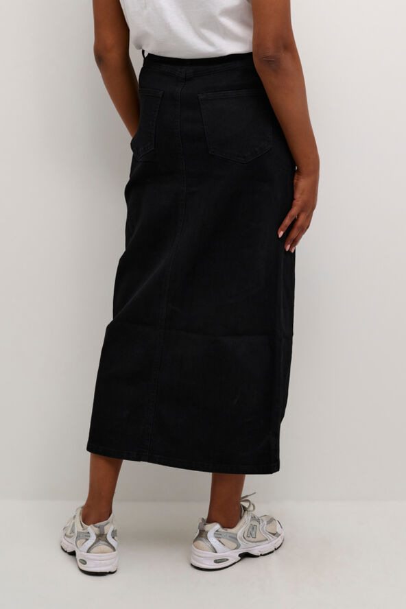 Kaffe KAsinem HW Denim Skirt Black deep