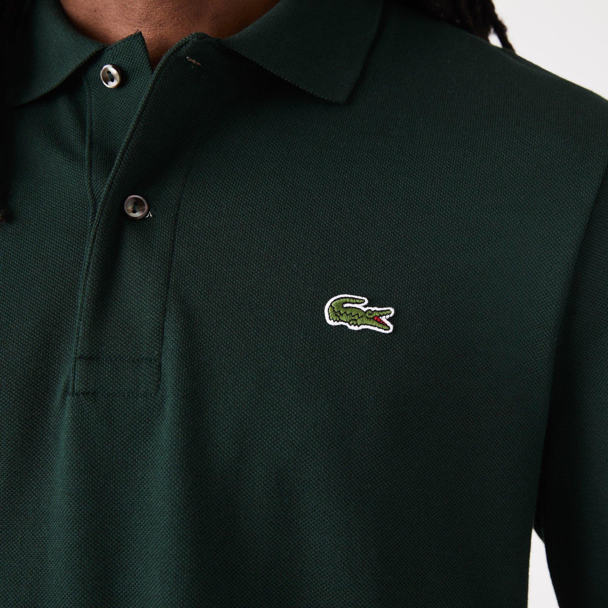 Lacoste Long Sleeve Embroidered Polo Shirt