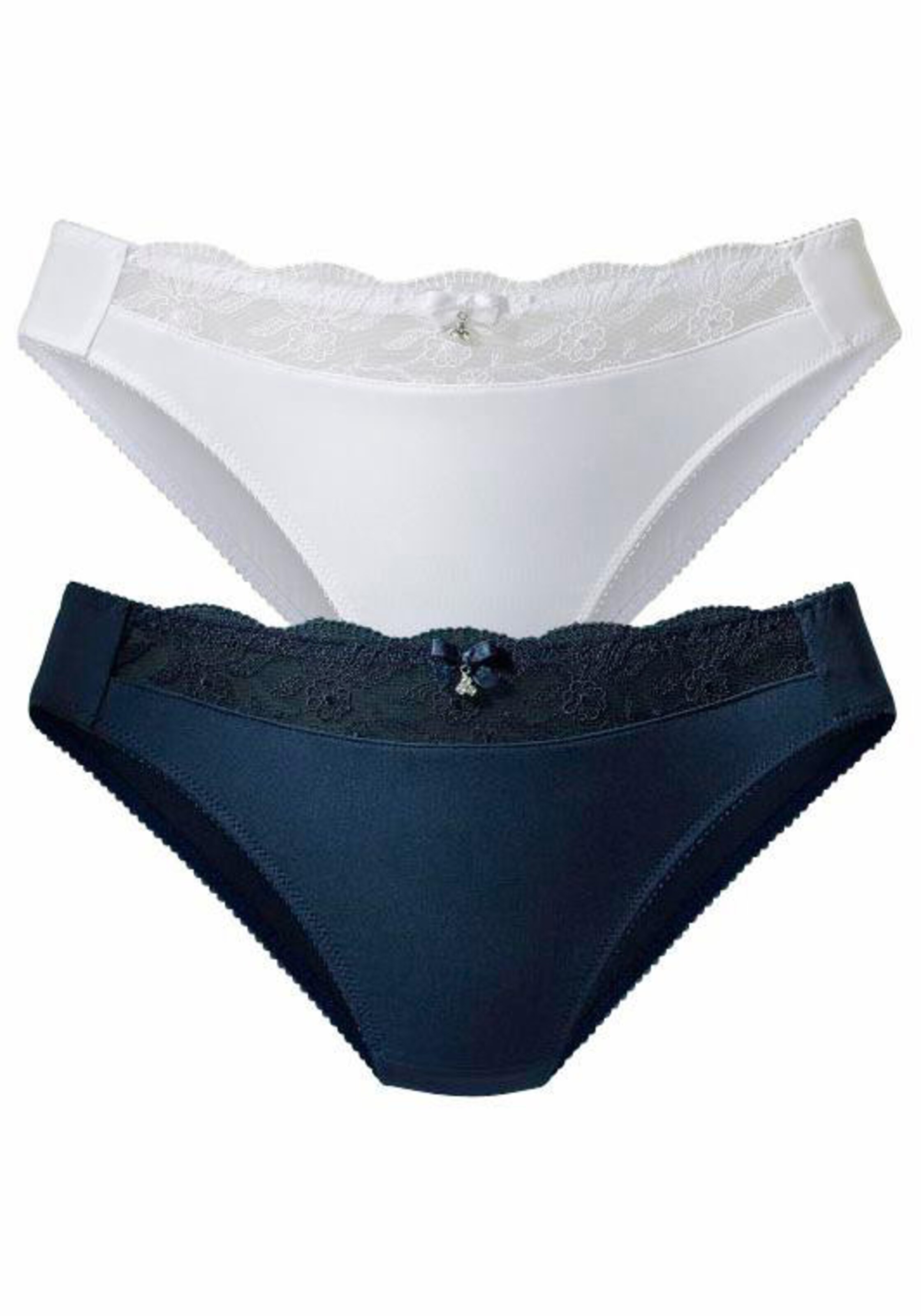 Nuance Slip in marine+weiß