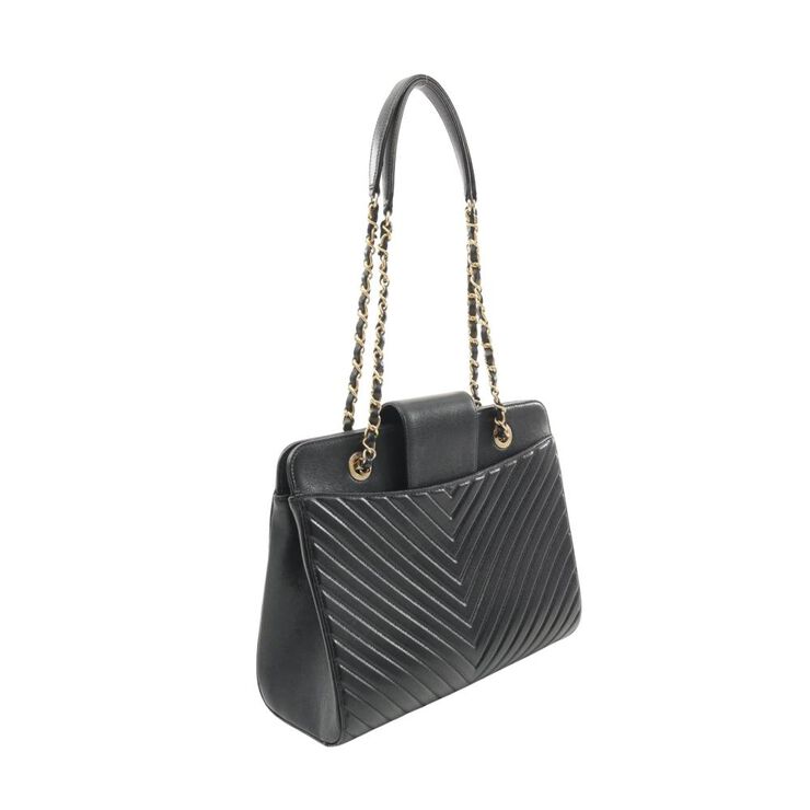 Chanel Vintage Chanel Shoulder Bag Black