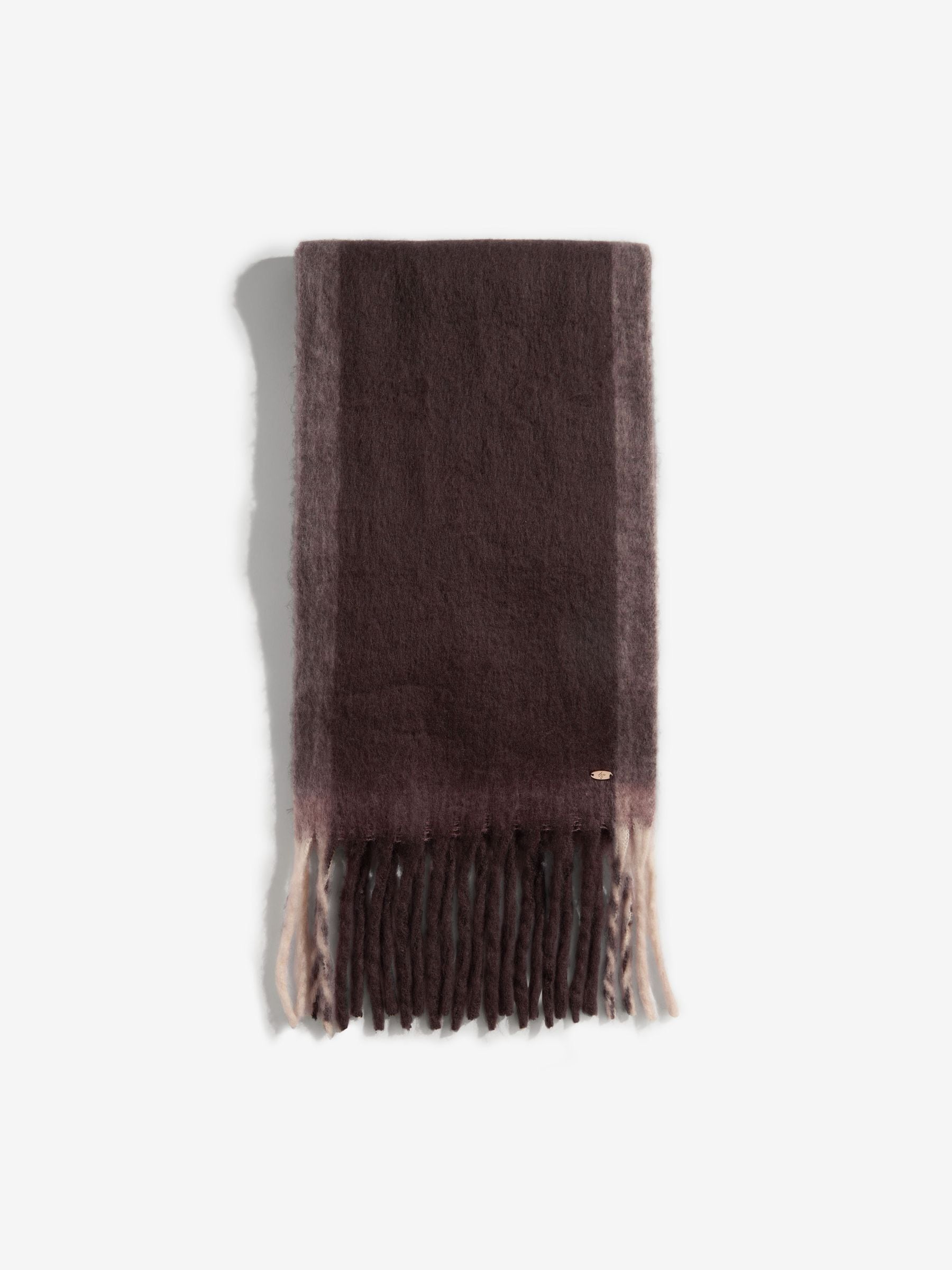 Chocoladebruin - Lipsy Cosy geborstelde sjaal