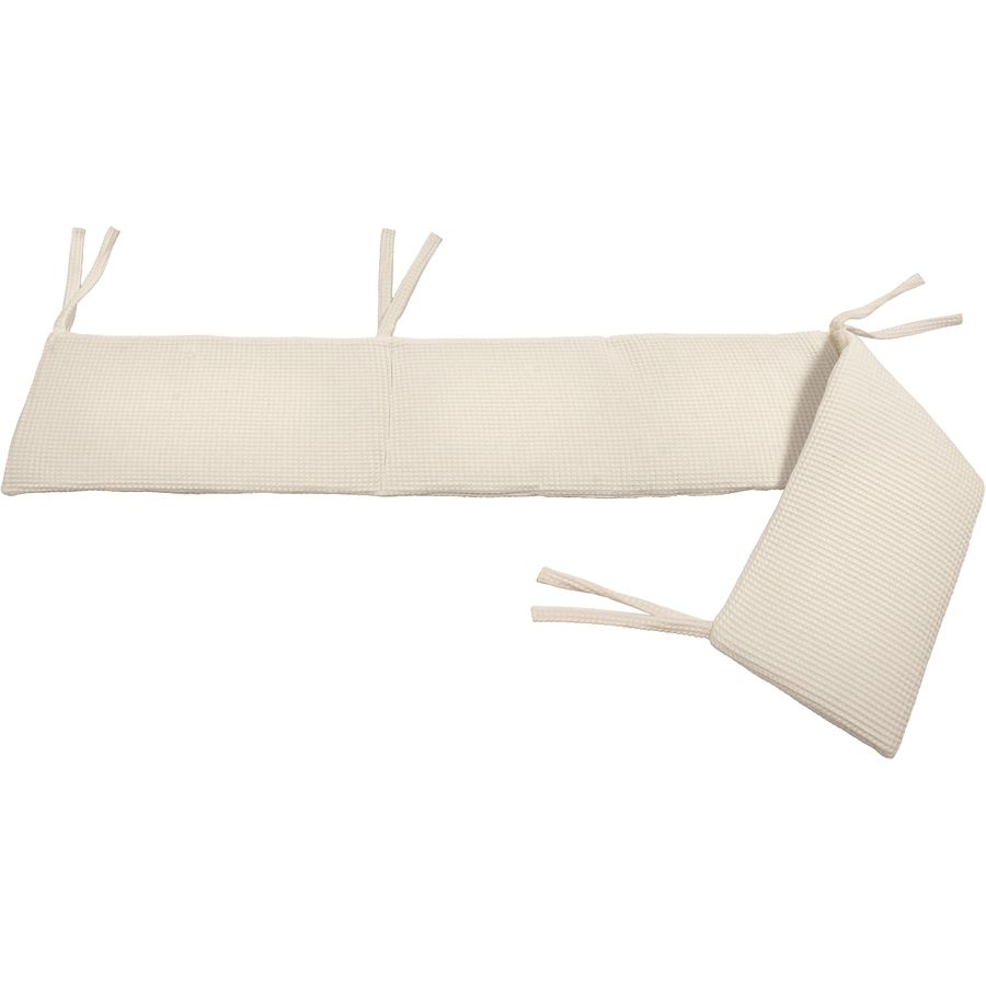Dr. Sonne Nestchen Waffelpiquet Uni sand 30 x 210 cm
