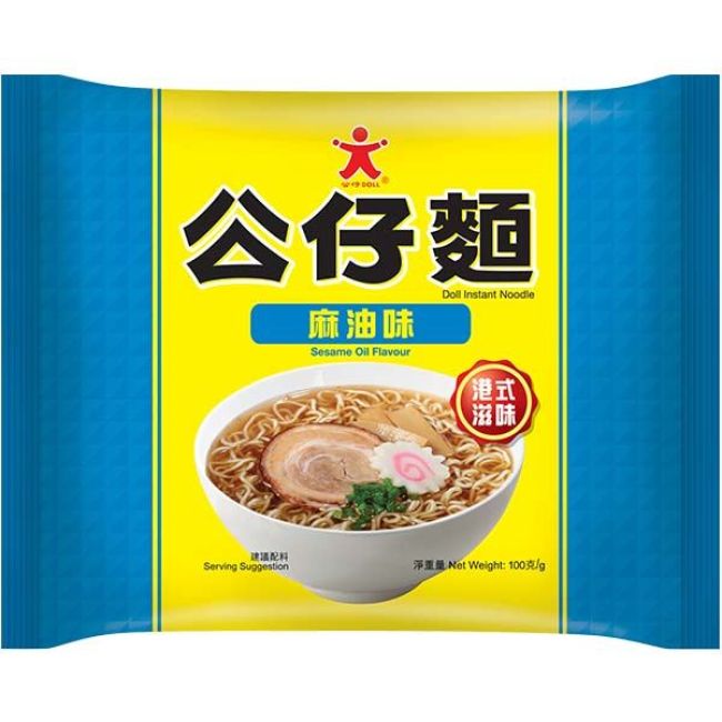 Doll Instant Noedels Sesamolie Smaak 100g