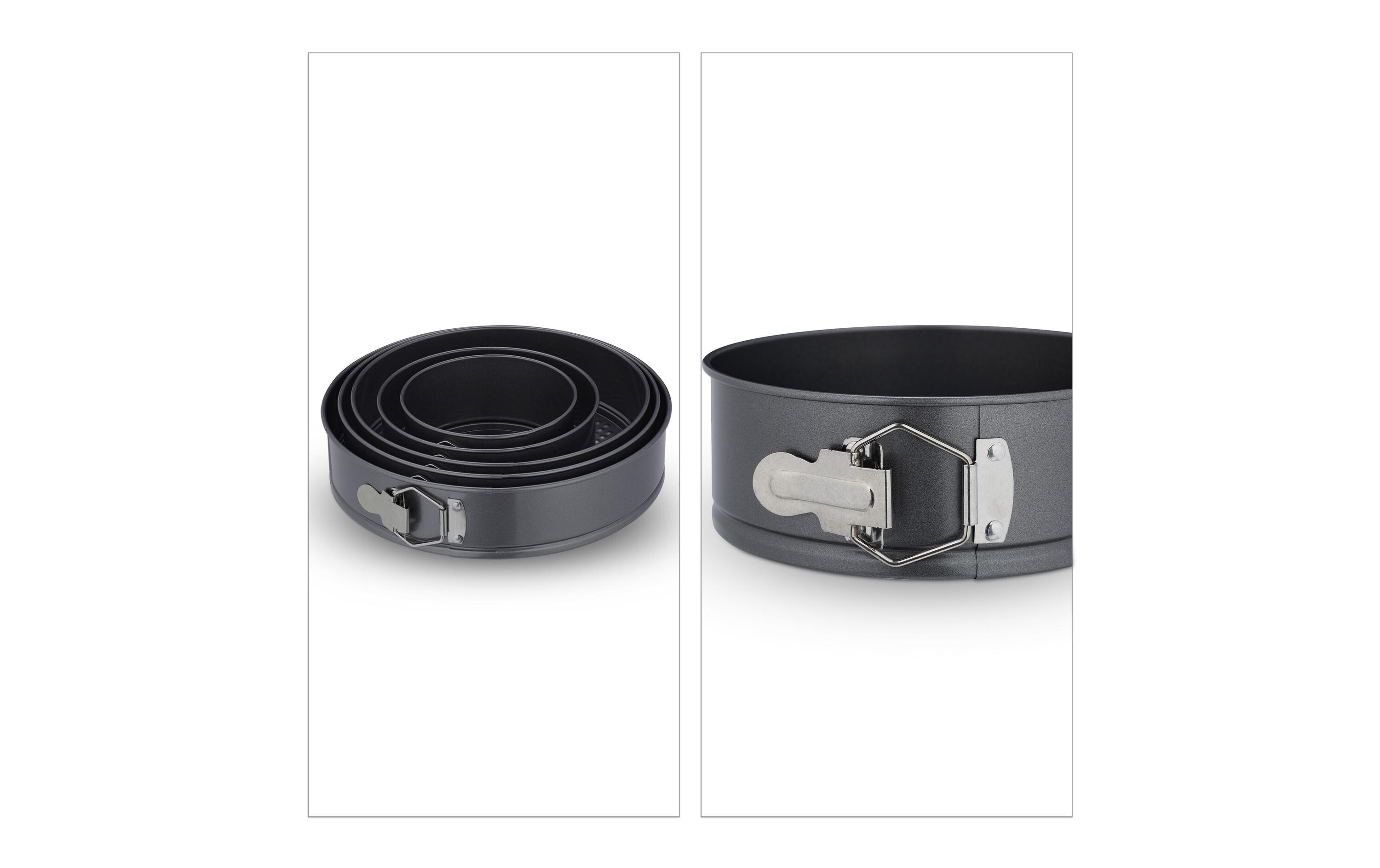 Springform 14 cm/18 cm/24 cm/26 cm/28 cm, AnthrazitRunde Kuchenbackformen-Set