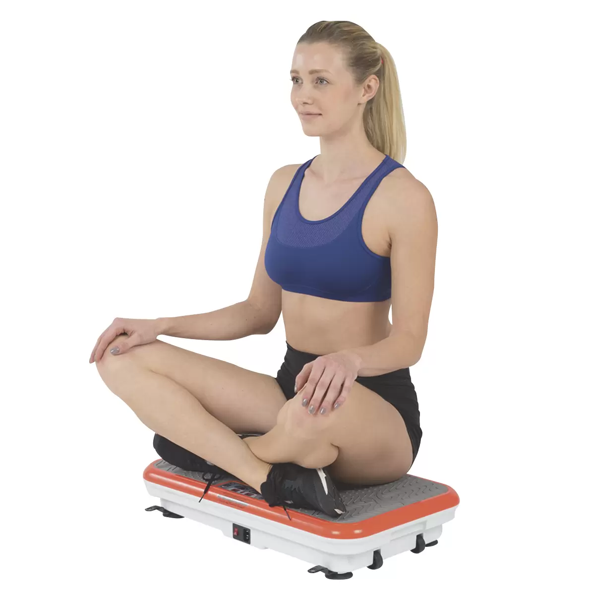 Vibrationsplatte Vibro Shaper weiss,hellgrau,orange