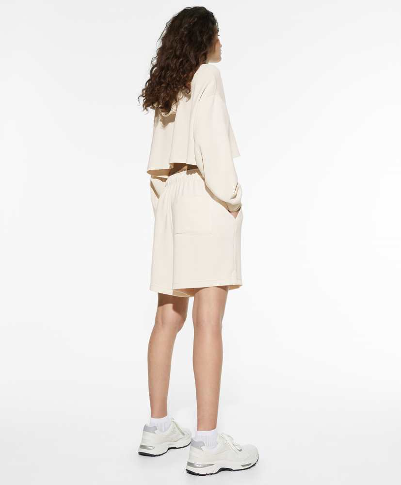 Moletom cropped de modal