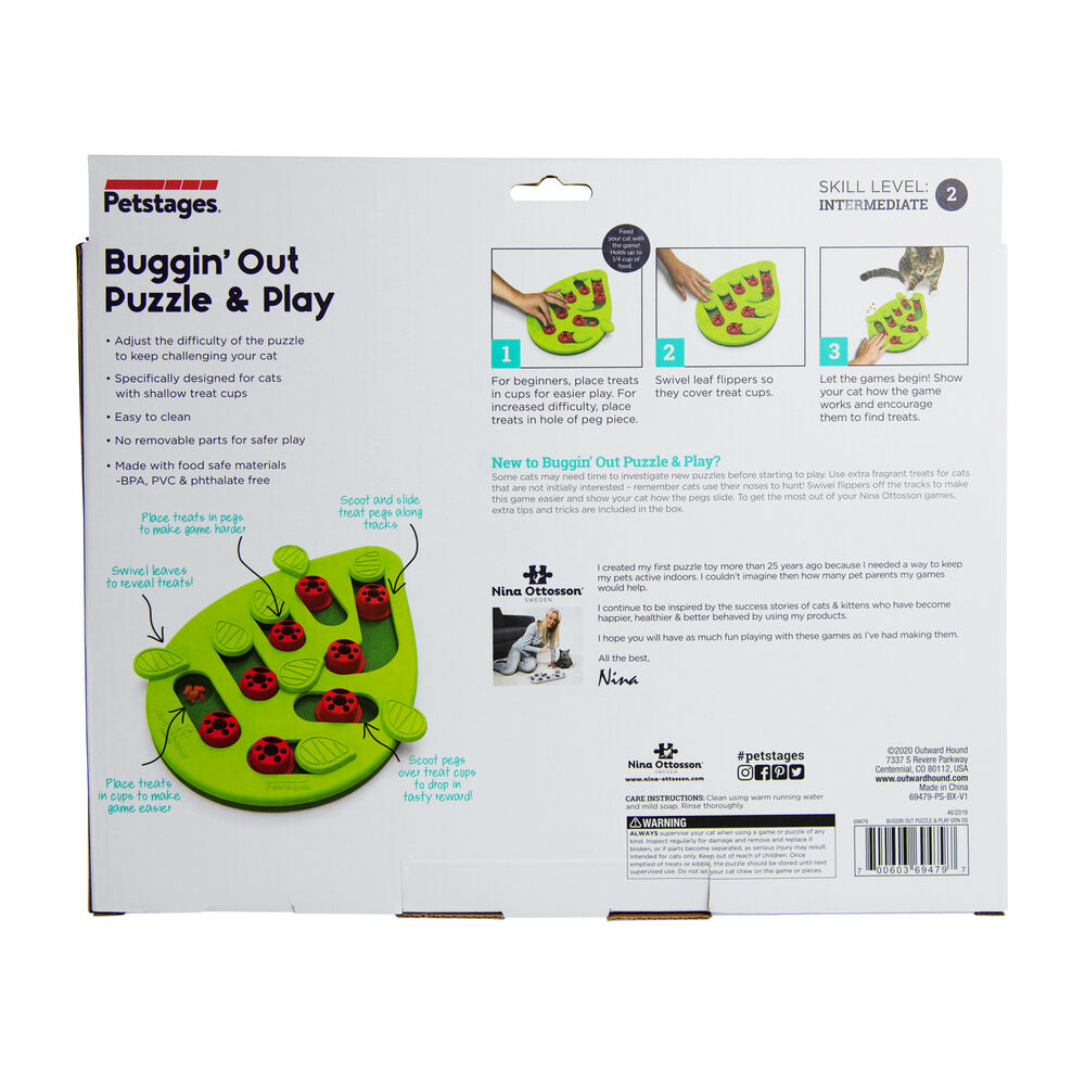 Nina Ottosson Buggin' Out Puzzle & Play - Kattenspel