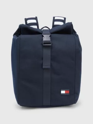 Mochila térmica listrada para lanche