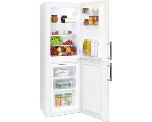 Amica KGC 384 110 W koel-vriescombinatie, afmetingen (B x H x D): 52 x 148 x 59 cm, koelvak: 93 l, vriesvak: 45 l