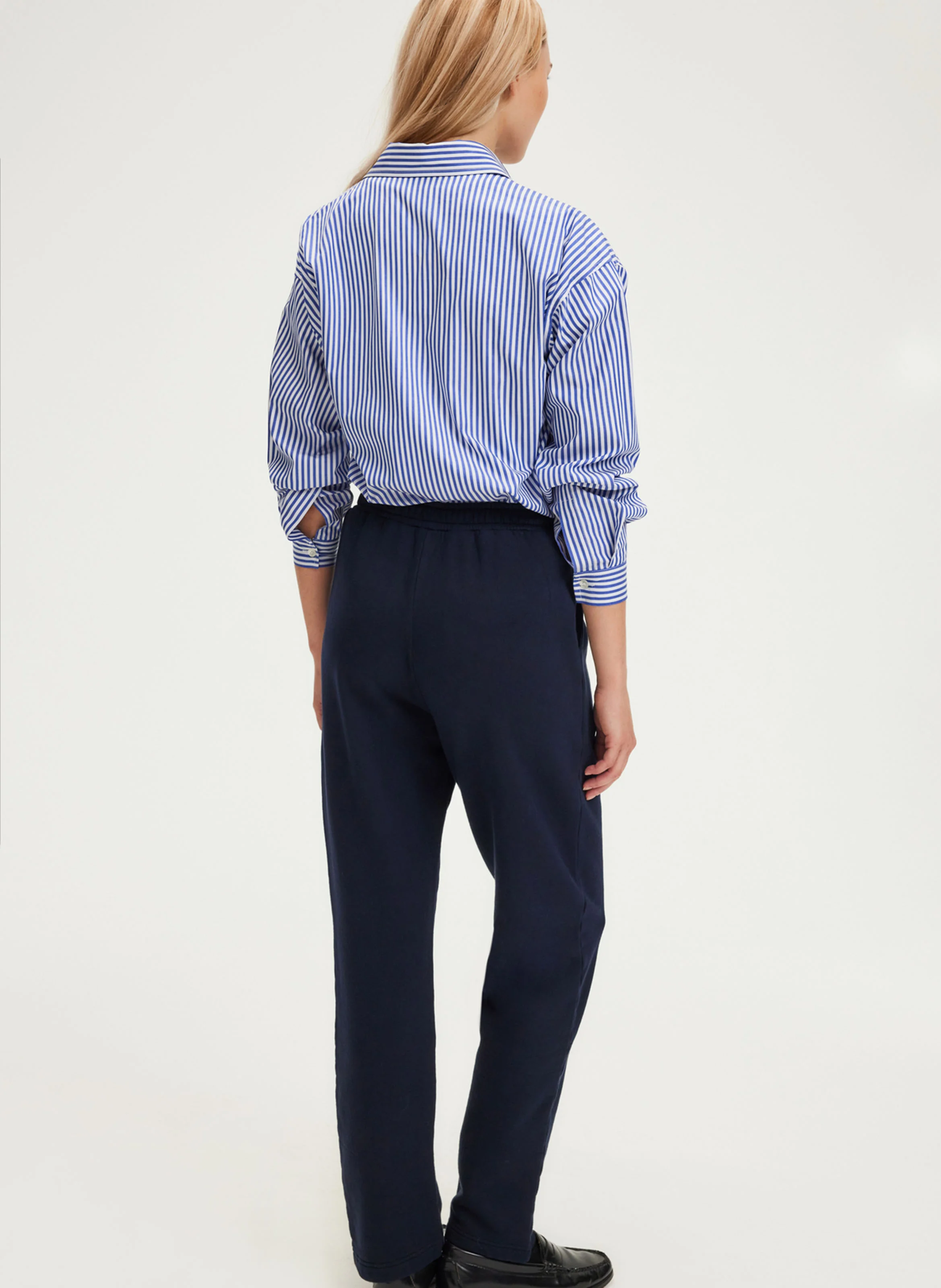 NEEVA - Jogging droit en coton | Bleu