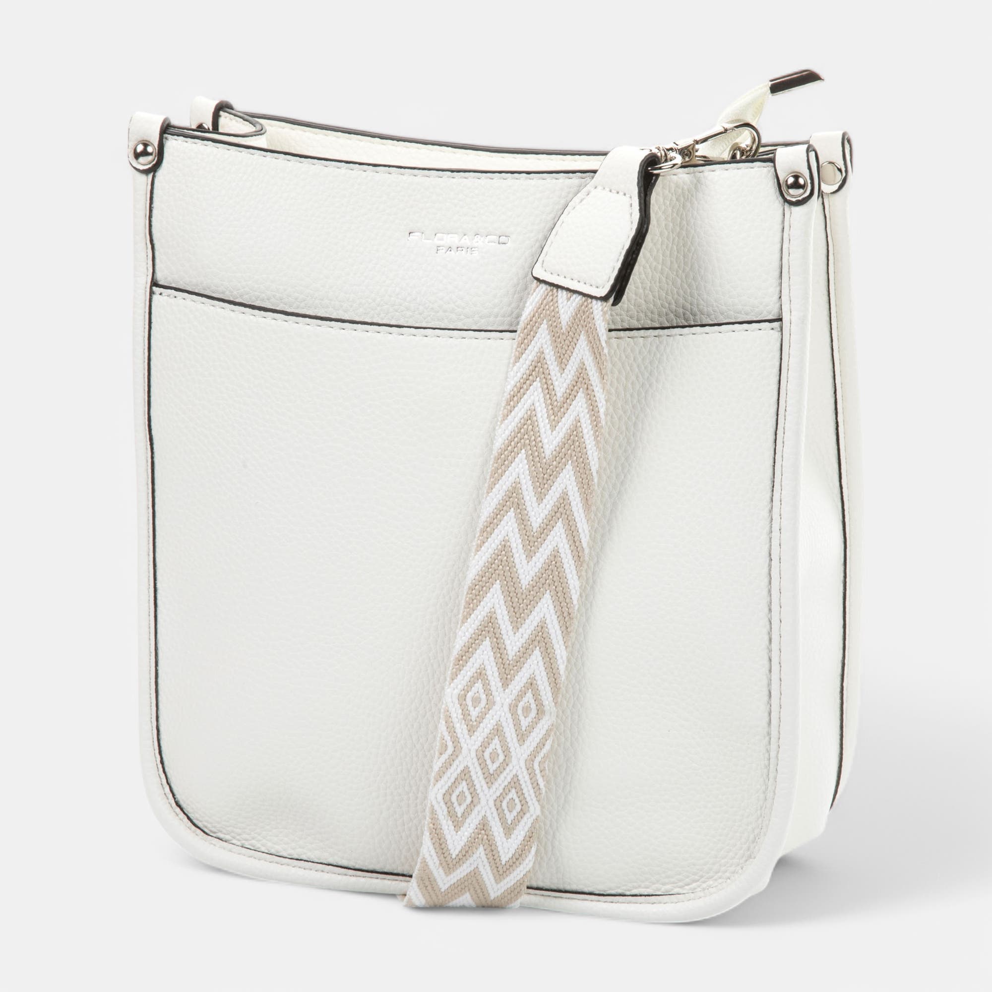 Sac bandoulière blanc