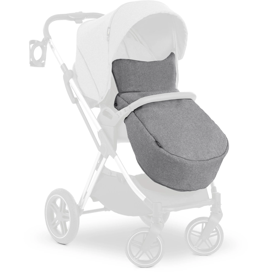 hauck Kinderwagen Vision X Set Silver Melange Grey