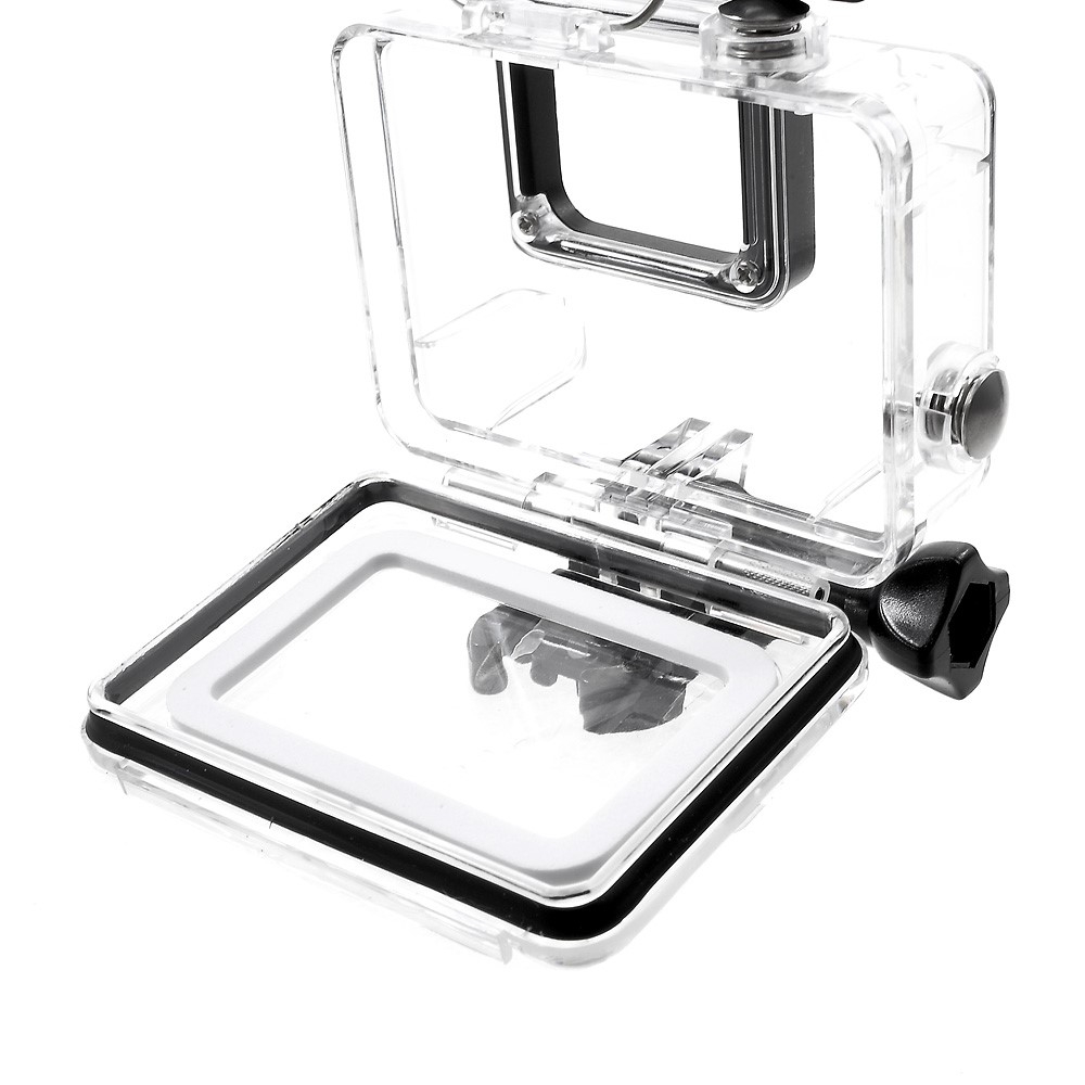 GoPro Hero 7 Black / 6 Black / 5 / 5 Black Unterwasser Case (45m) Taucher Schutzgehäuse - Transparent