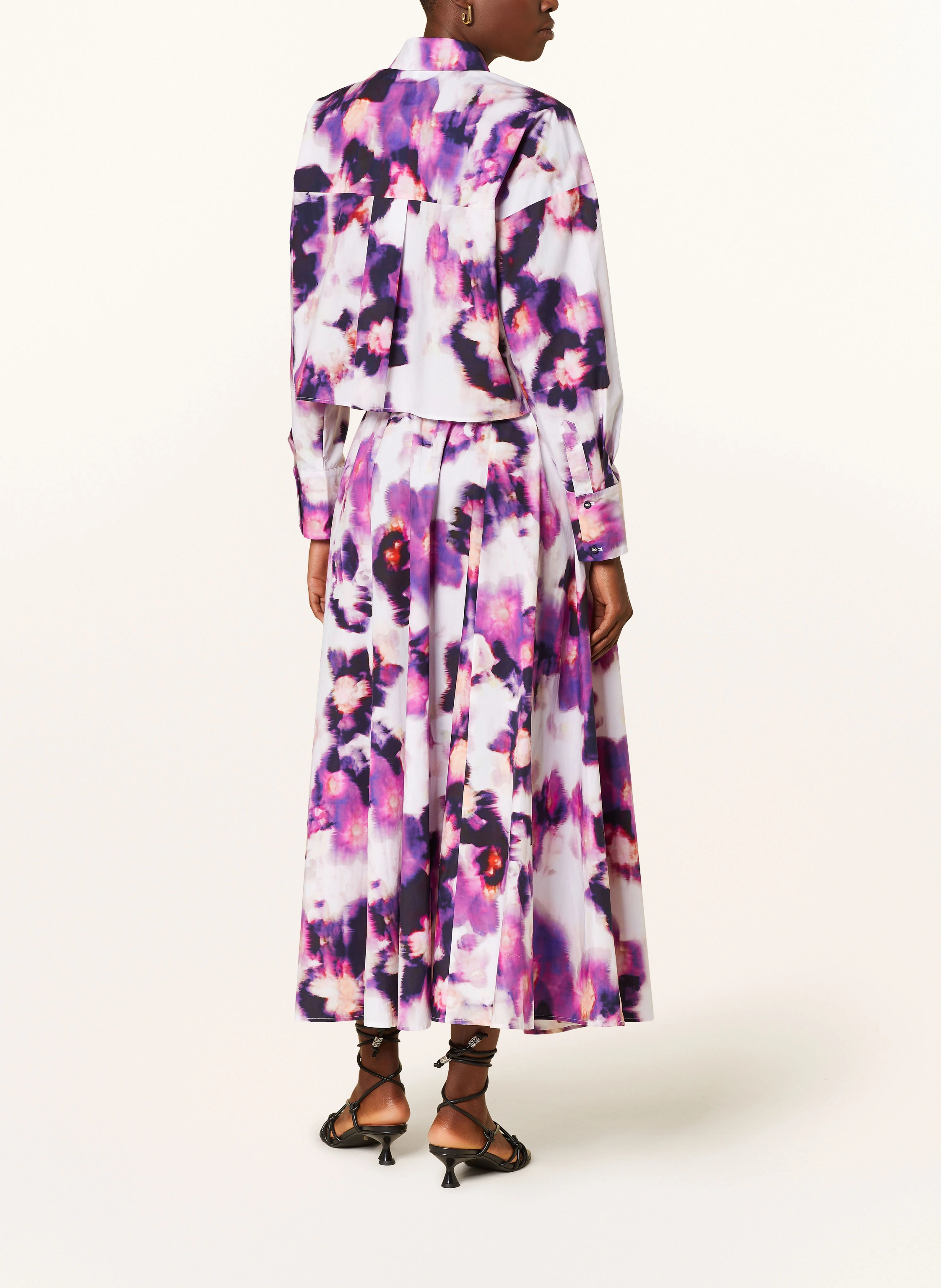 MRS & HUGS Cropped-Hemdbluse
