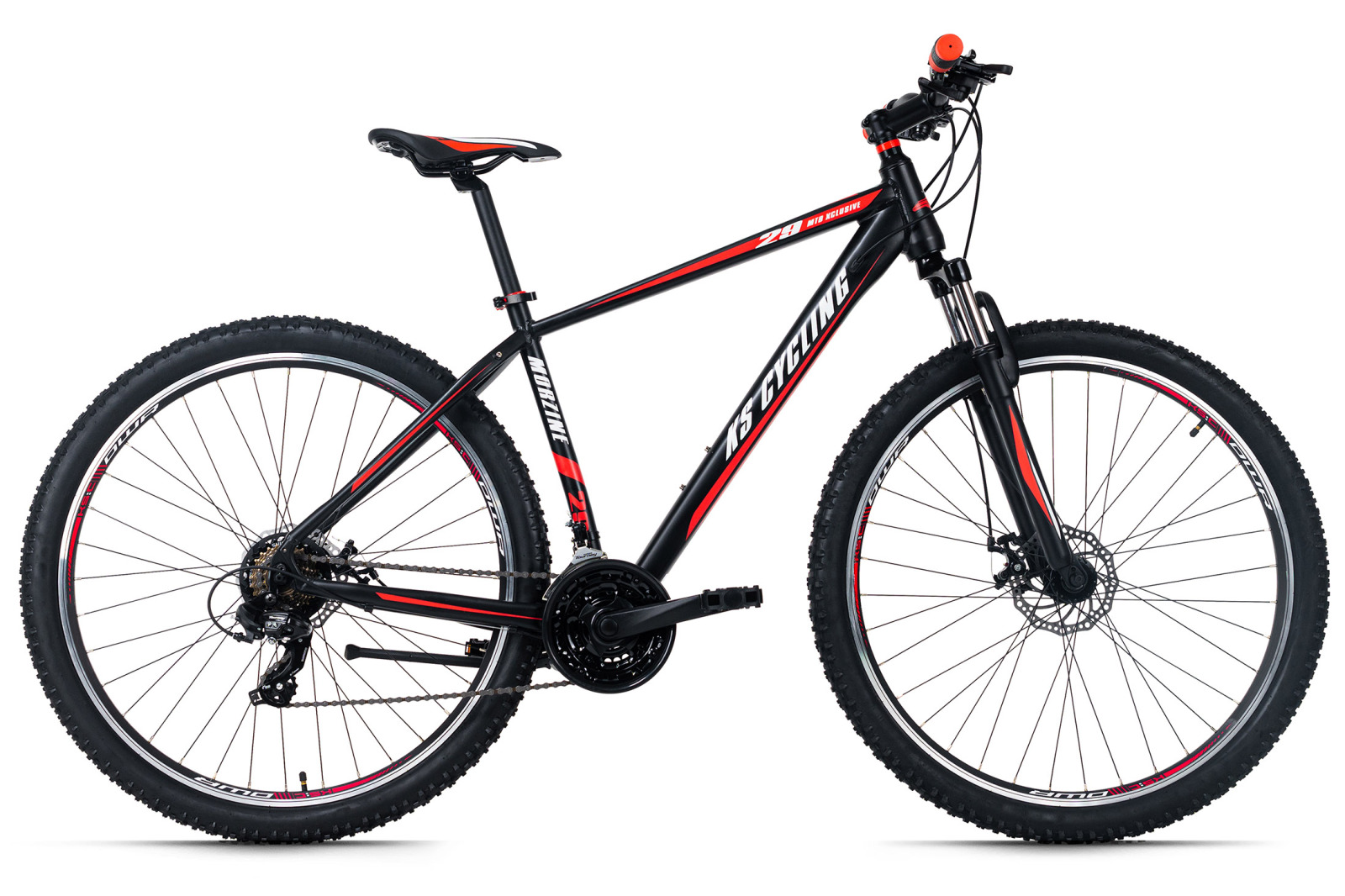 KS Mountainbike HARDTAIL 29'' MORZINE - schwarz-rot- RH 48 cm