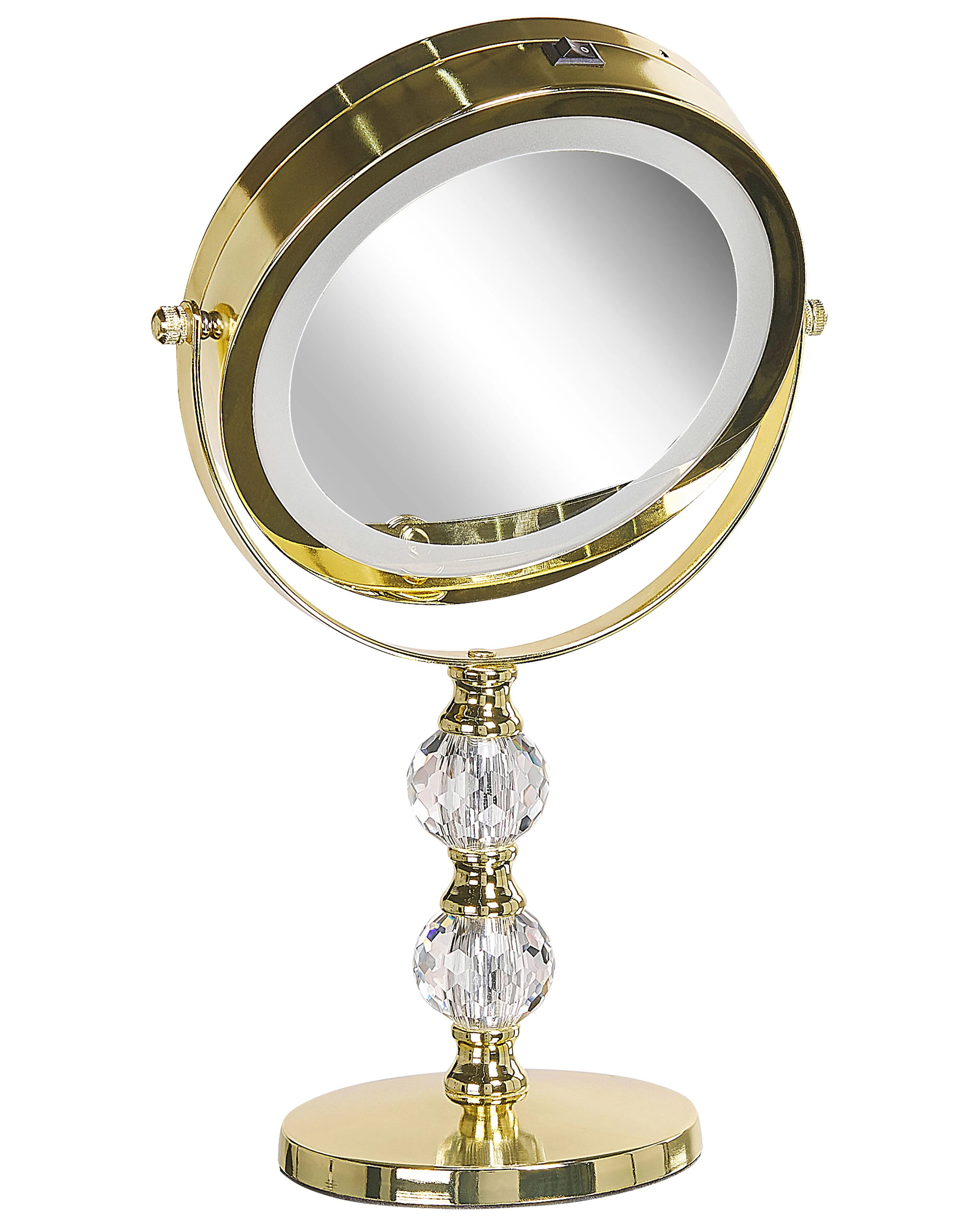 Make-up spiegel LED CLAIRA Goud