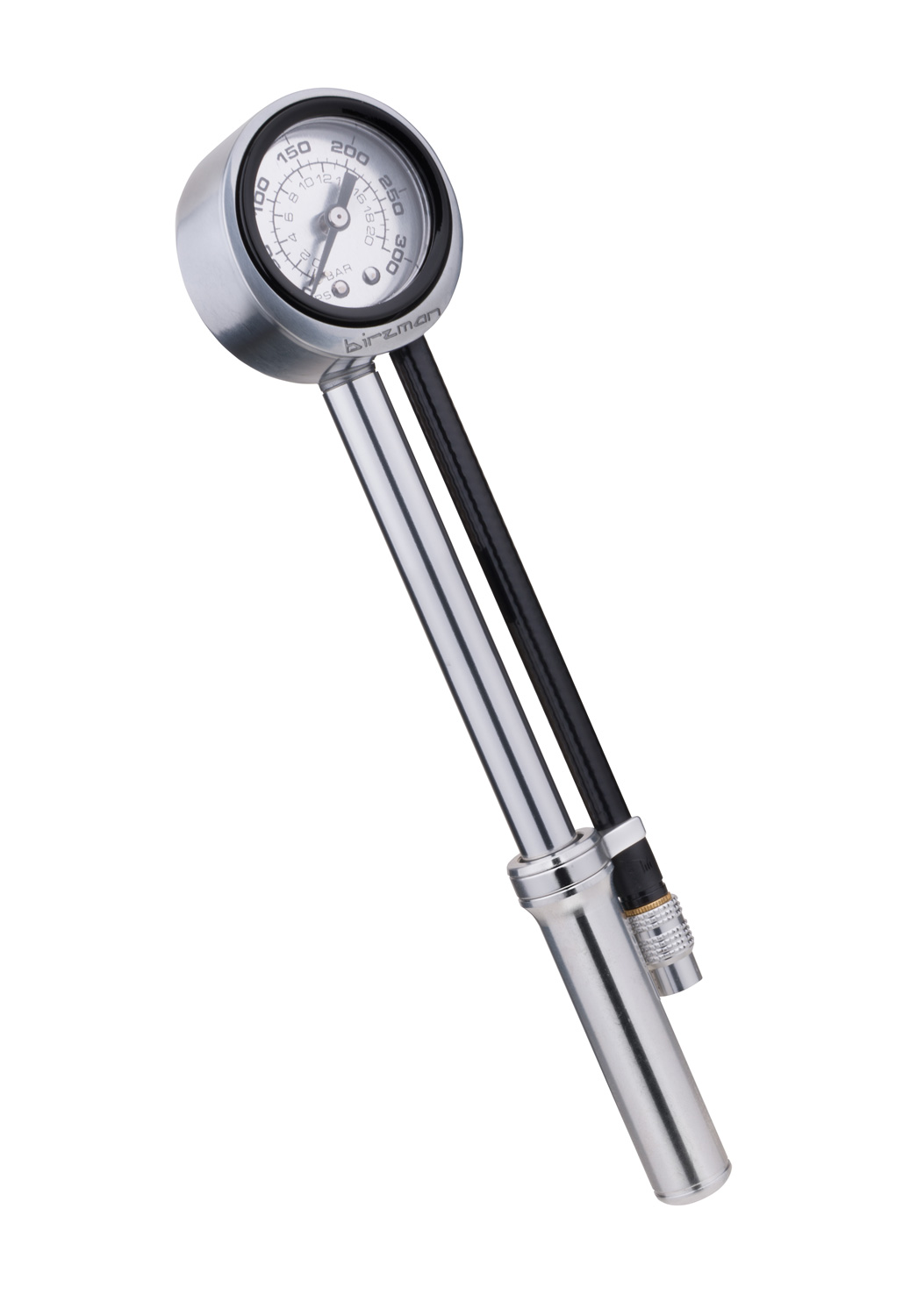 Birzman Salut gaffelpumpe med manometer