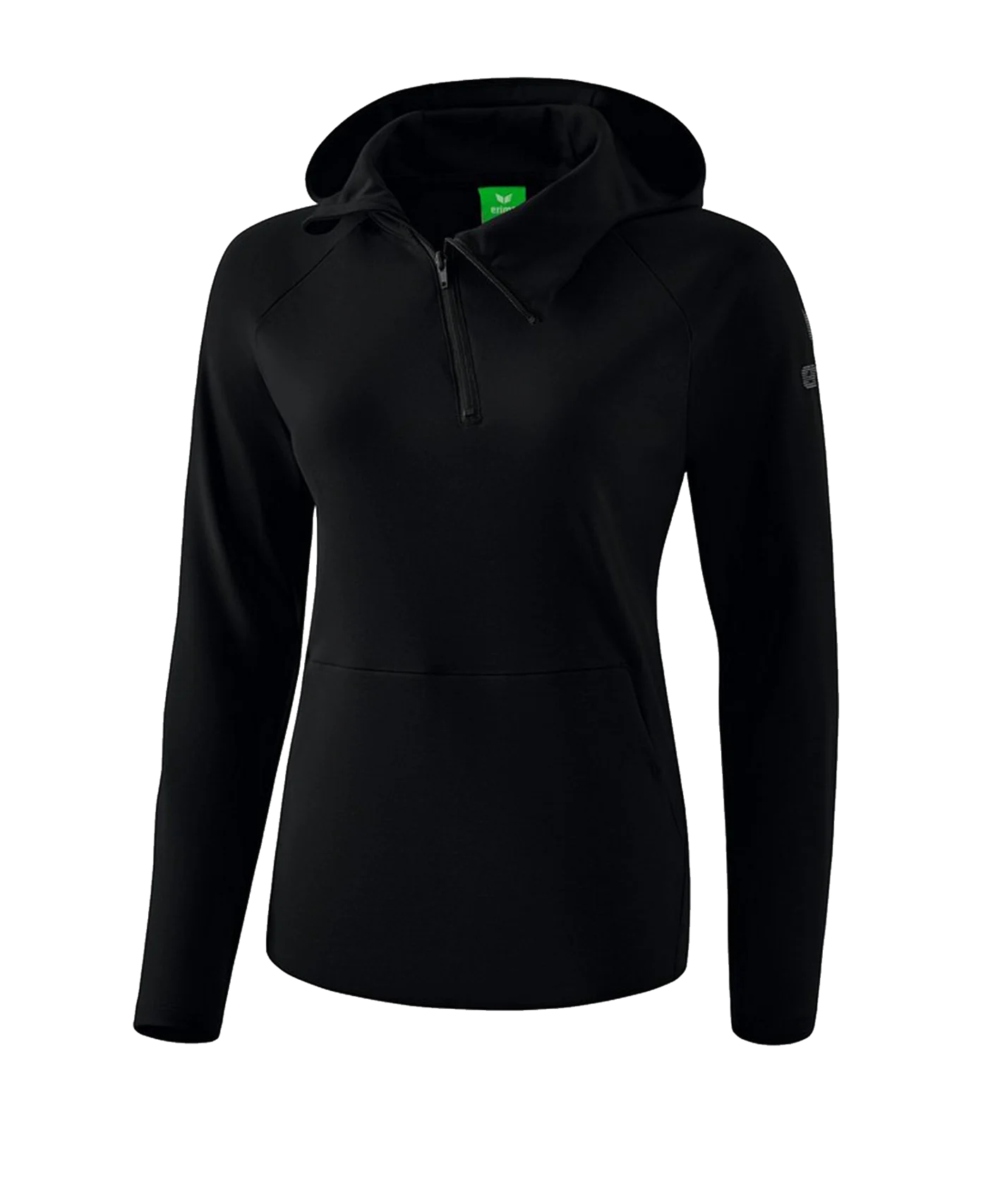 Erima Essential Kapuzensweat Damen Schwarz Grau