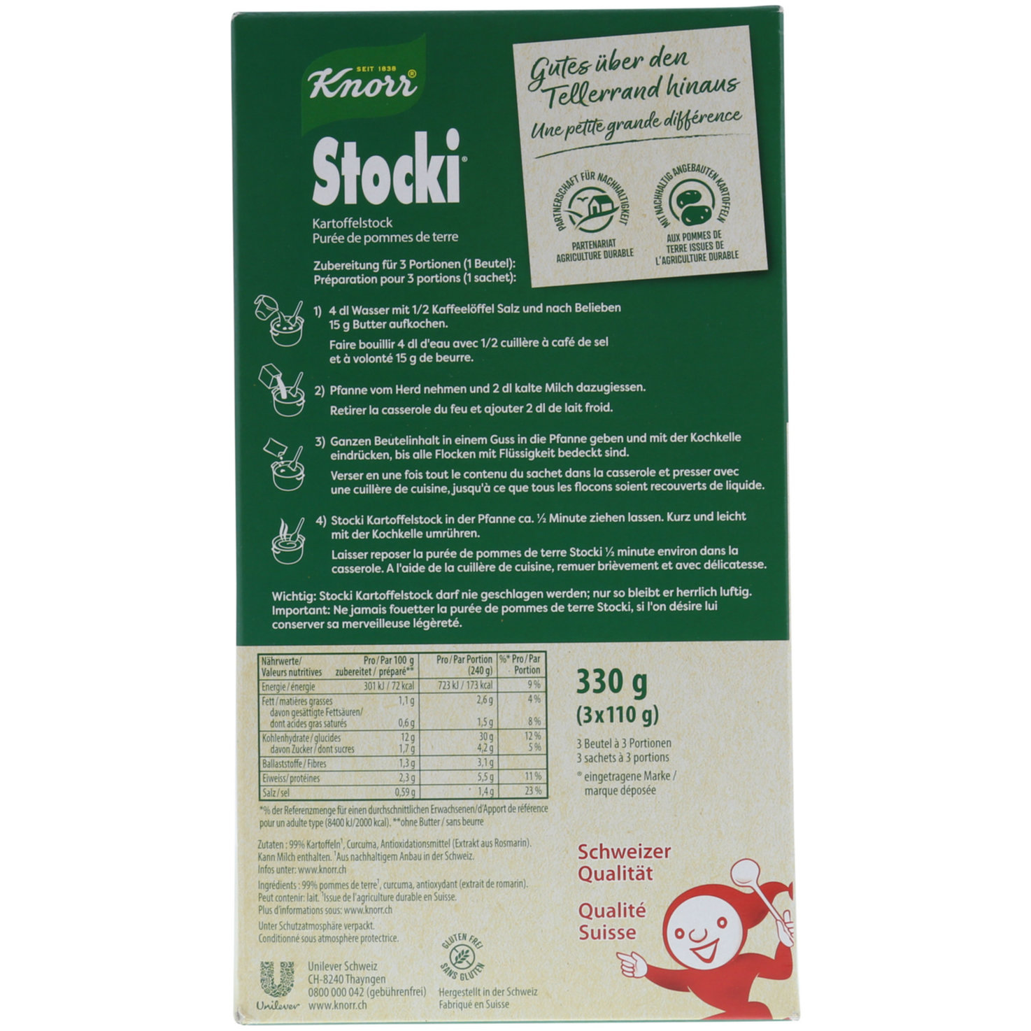Knorr Stocki 3x3 Portionen
