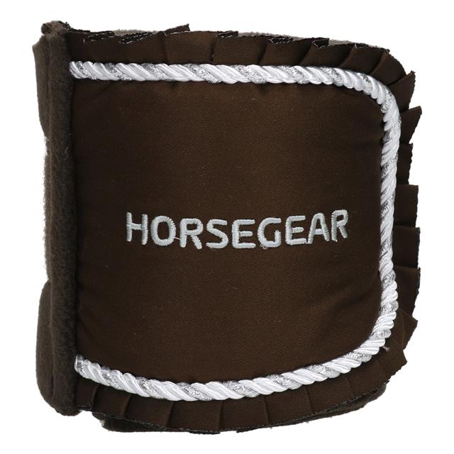 Bandages HORSEGEAR HGRuches 4-pack Donkerbruin