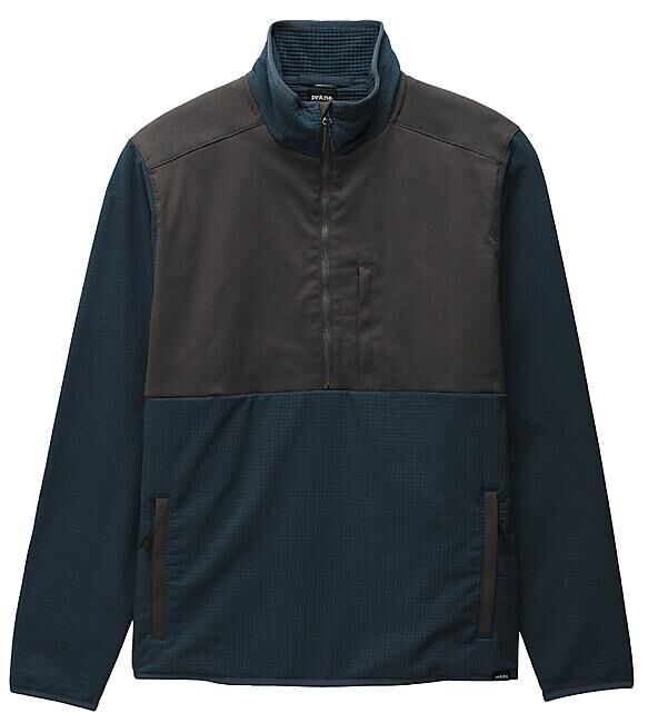 PRANA - POLAIRE 1/2 ZIP GRIDLOCKED FLEECE 1/4 ZIP M