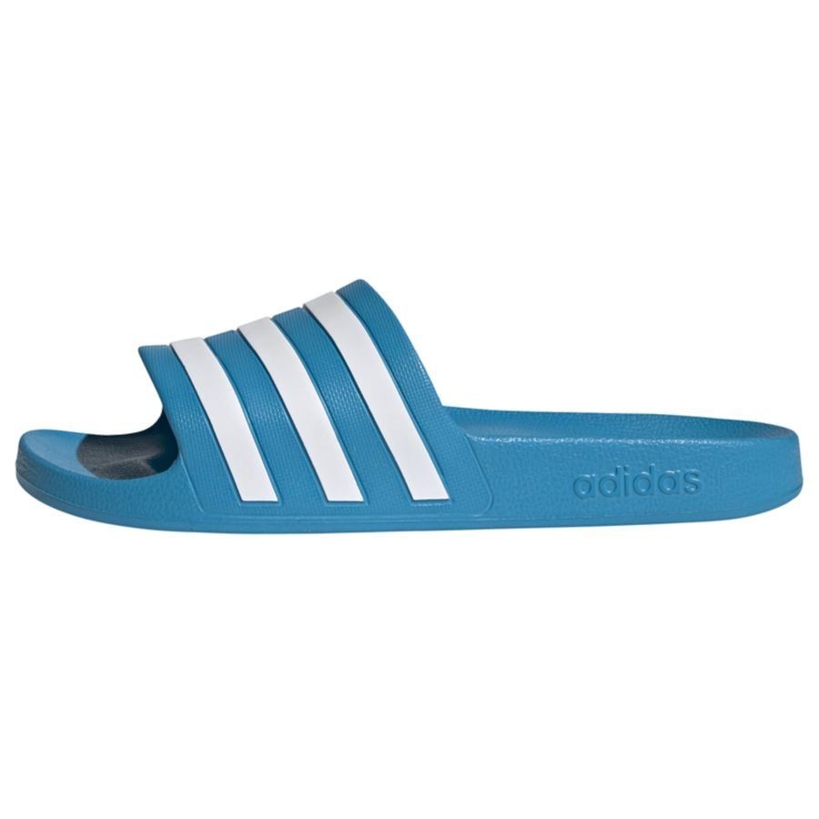 adidas Claquettes adilette - Bleu/Blanc