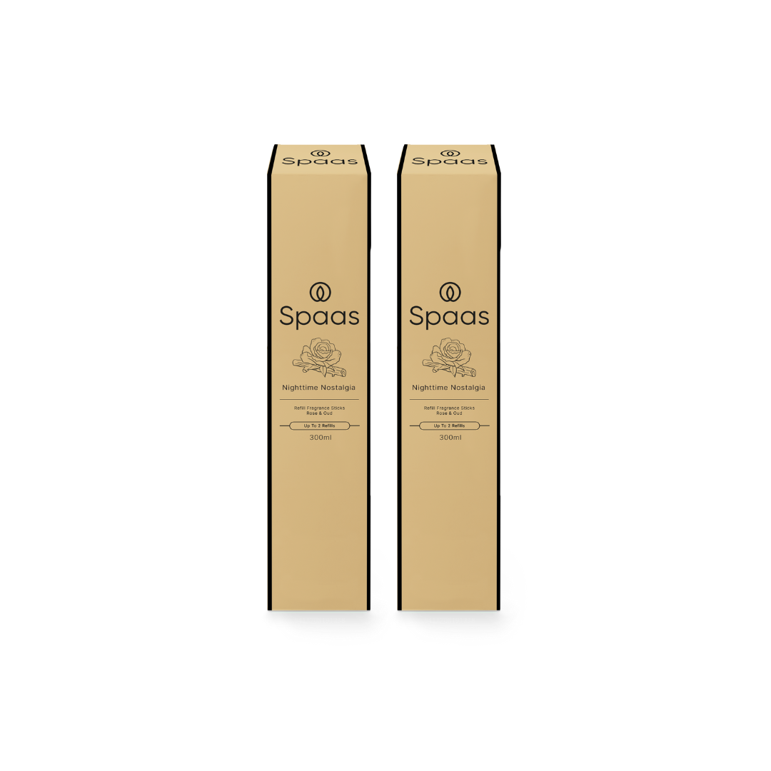 Spaas Refill Iconic Geurstokjes - Nighttime Nostalgia - Set van 2