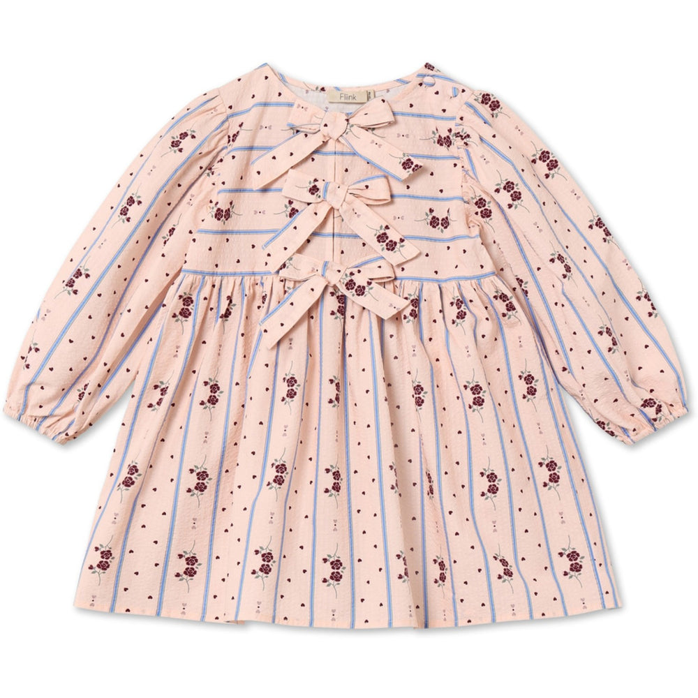 Køb Fliink Chalk Pink Aop Colombe Ls Kjole
