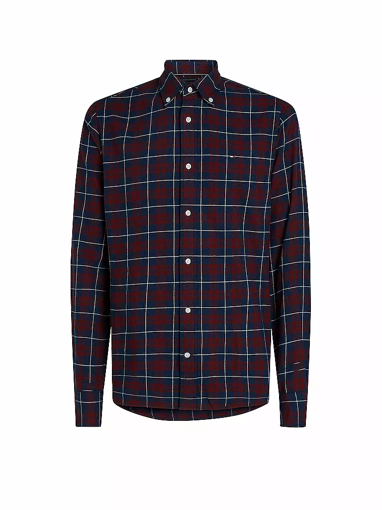 TOMMY HILFIGER Hemd Regular Fit  rot