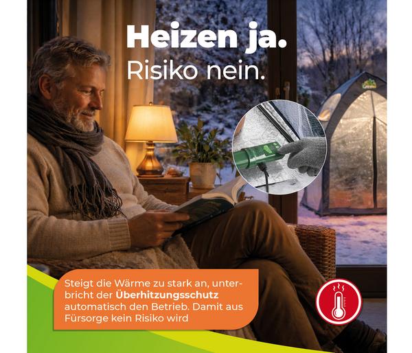 Bio Green Elektro-Gewächshausheizung 135 W