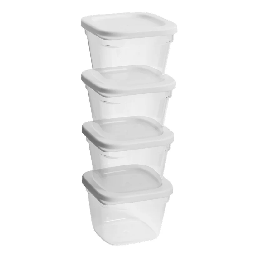 Oppbevaringsbokser 4-pk 9 cl