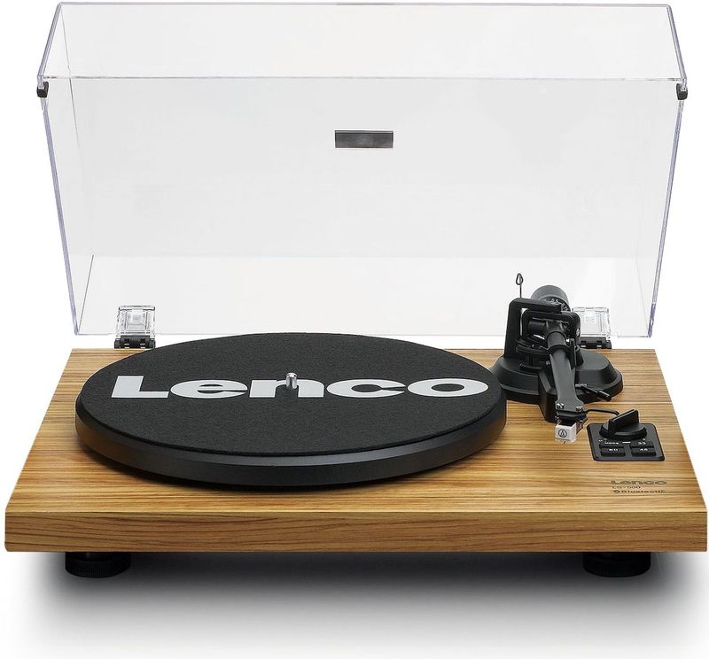 LENCO LS-500OK - Platenspeler - Hout - Inclusief 2 Externe Speakers