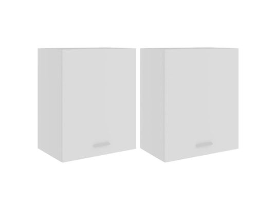 VIDAXL - Meuble haut Armoires de cuisine 2 pcs blanc 50x31x60 cm aggloméré