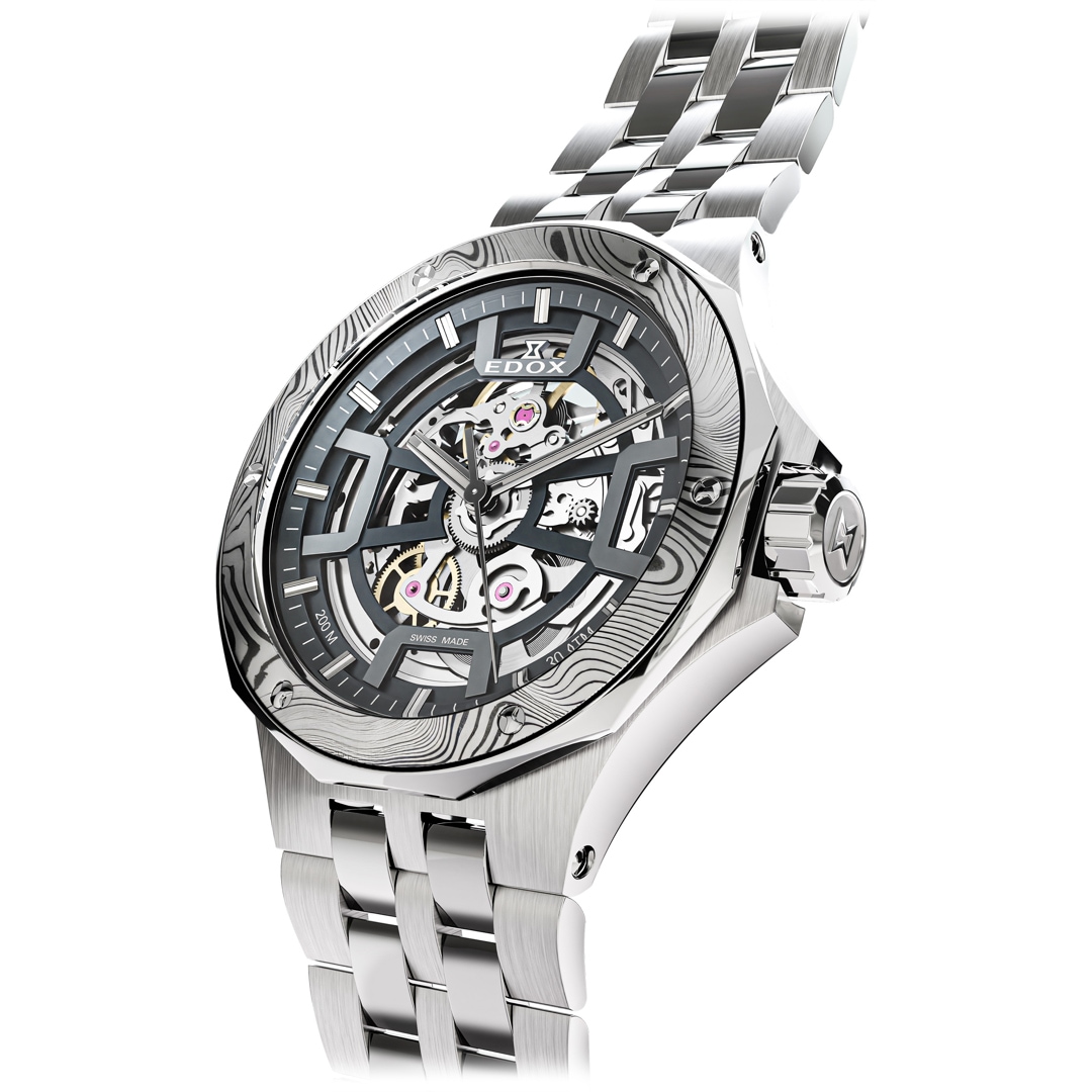Edox Delfin Mecano Damascus Limited Edition
