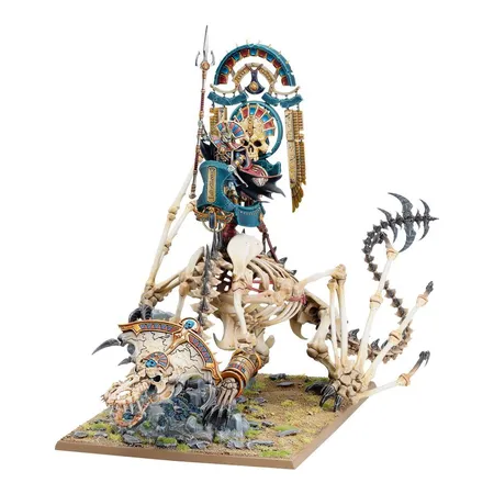 Games Workshop Warhammer The old World - Gruftkönig / Priester des Todes auf Nekrolith-Knochendrache