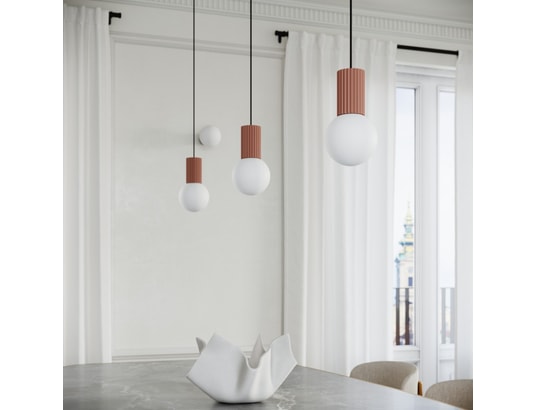 SOLLUX LIGHTING - Lampe à poser halo moka