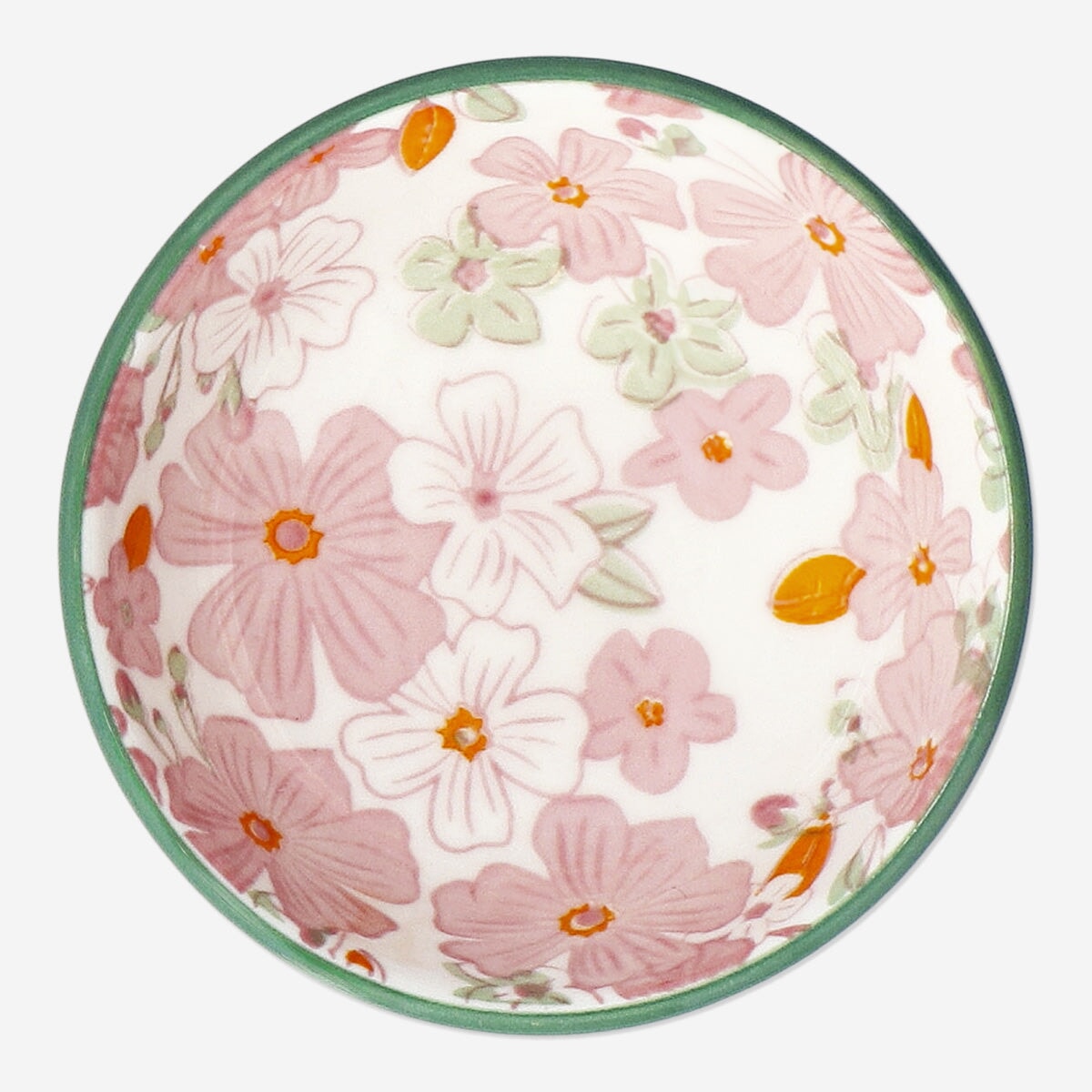Sojaskål med blomster