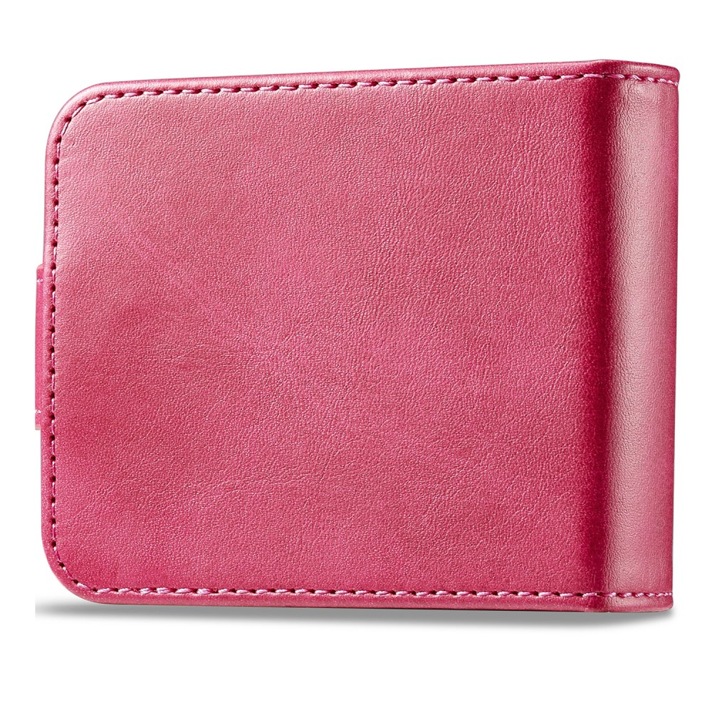 Samsung Galaxy Z Flip7 FE / Z Flip6 Vintage Leder Tasche Flip Cover Fashion Design - Rot
