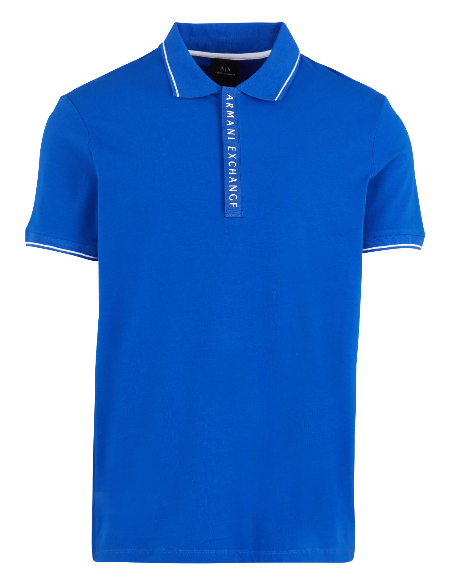 Polo en jersey de coton| Bleu