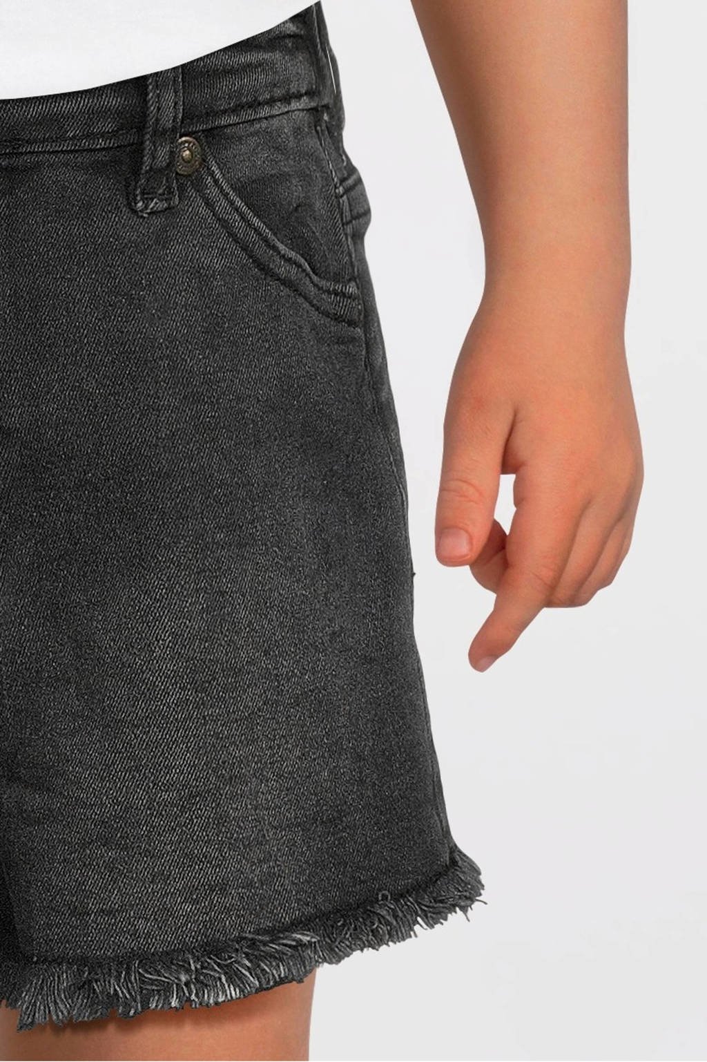 Your Wishes regular denim short zwart