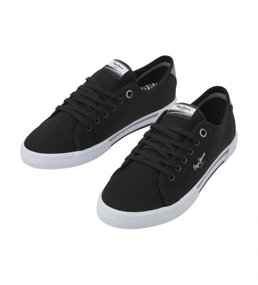 Tênis básico Pepe Jeans Brady preto