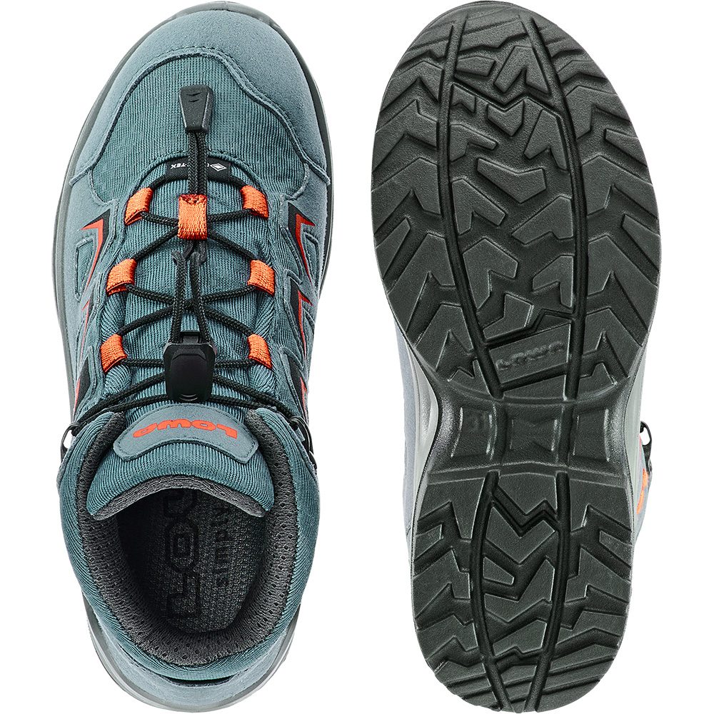 LOWA Innox EVO GORE-TEX® QC JR Wanderschuhe Kinder dunkelpetrol