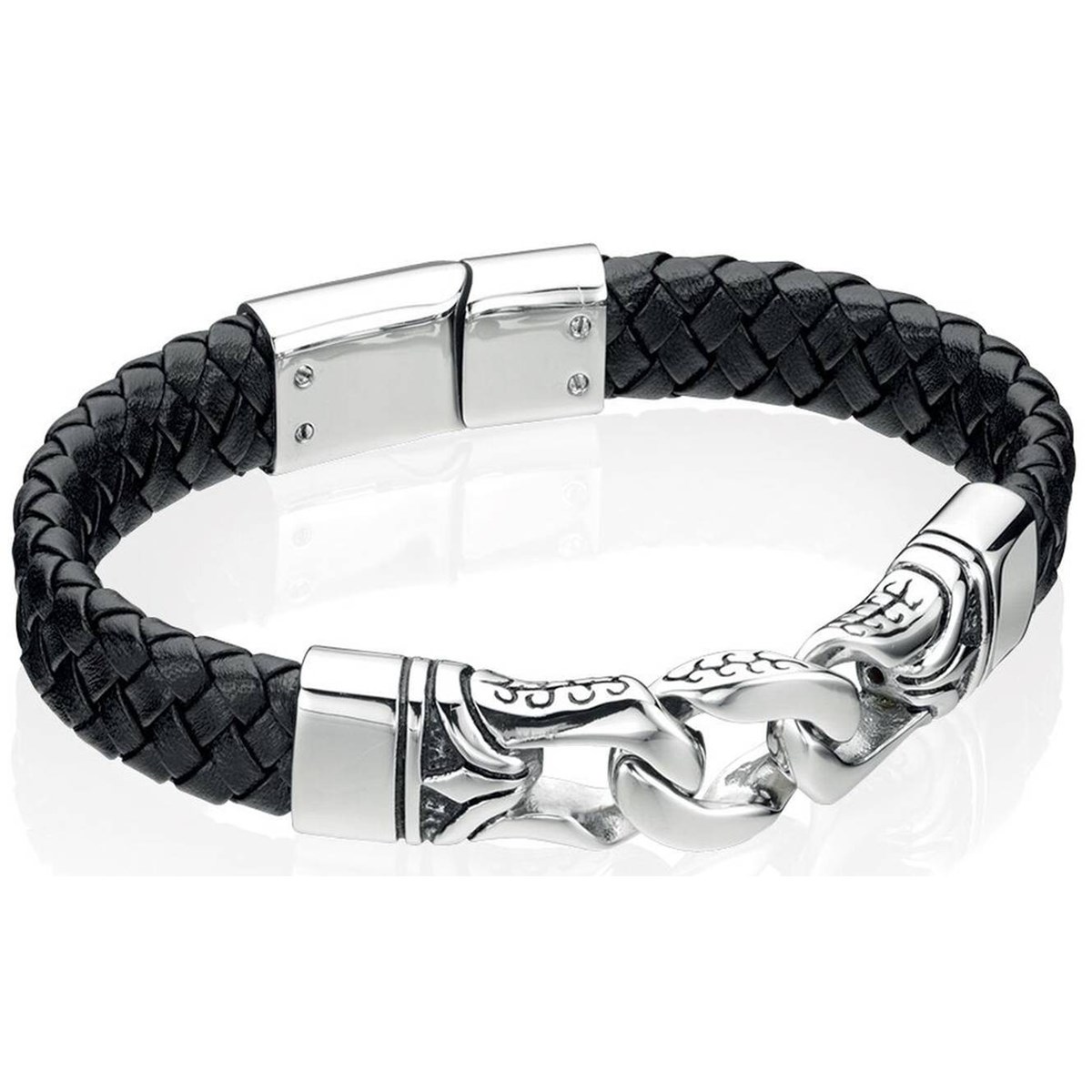 Bracelets cuir en acier oxydées