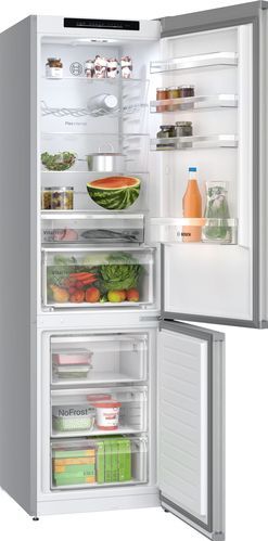 Bosch Serie 4 KGN392LAG koel-vriescombinatie Vrijstaand 363 l A Metallic