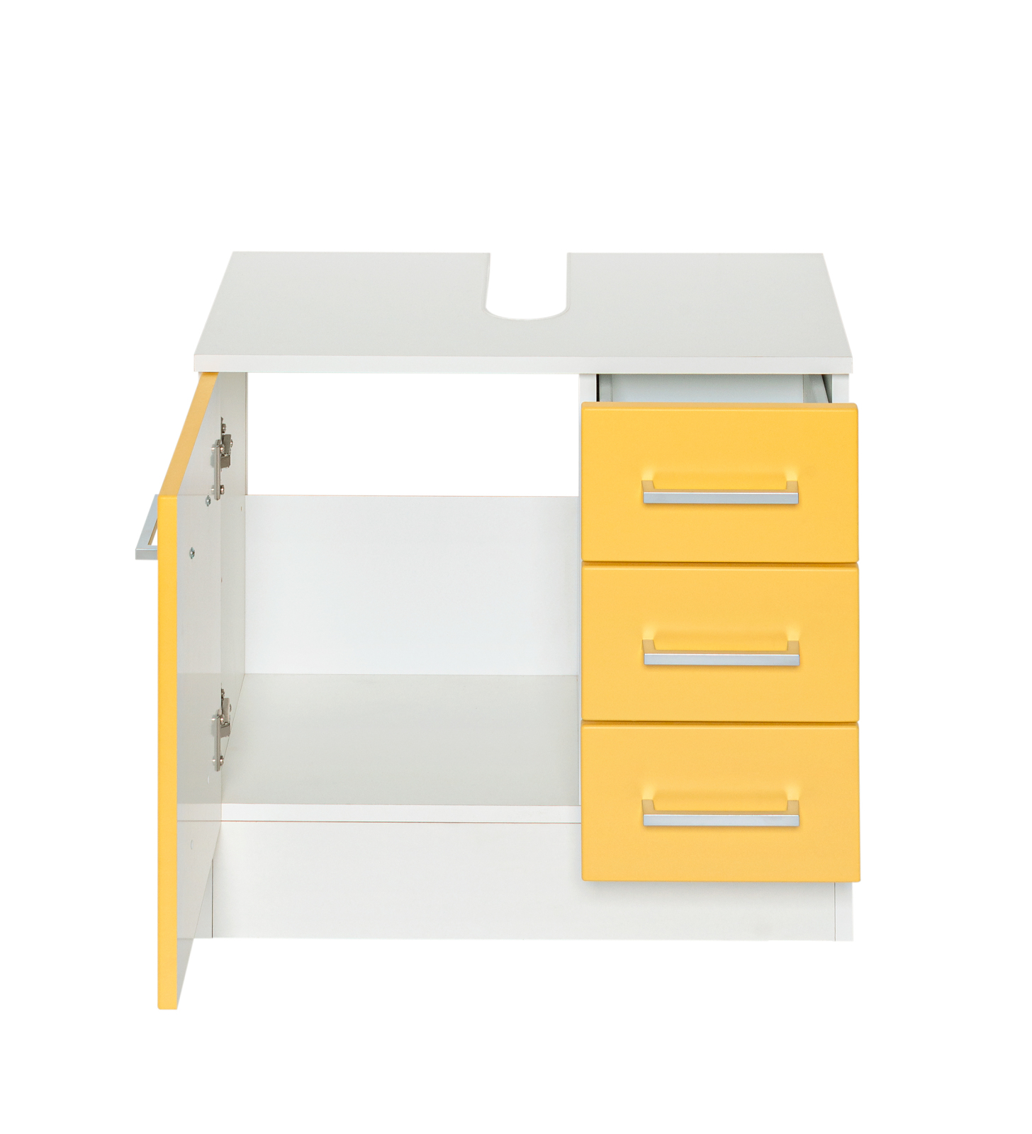 Waschbeckenunterschrank RIGA - gelb - 60 cm