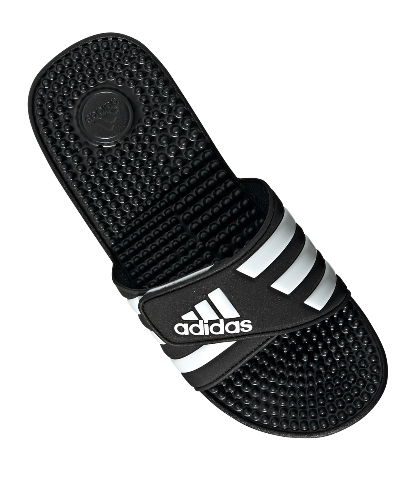 adidas Adissage Badelatsche Schwarz Weiss
