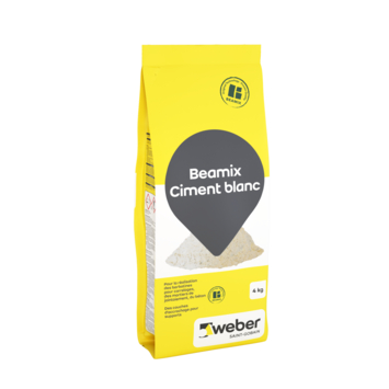 Weber Beamix cement wit 4 kg
