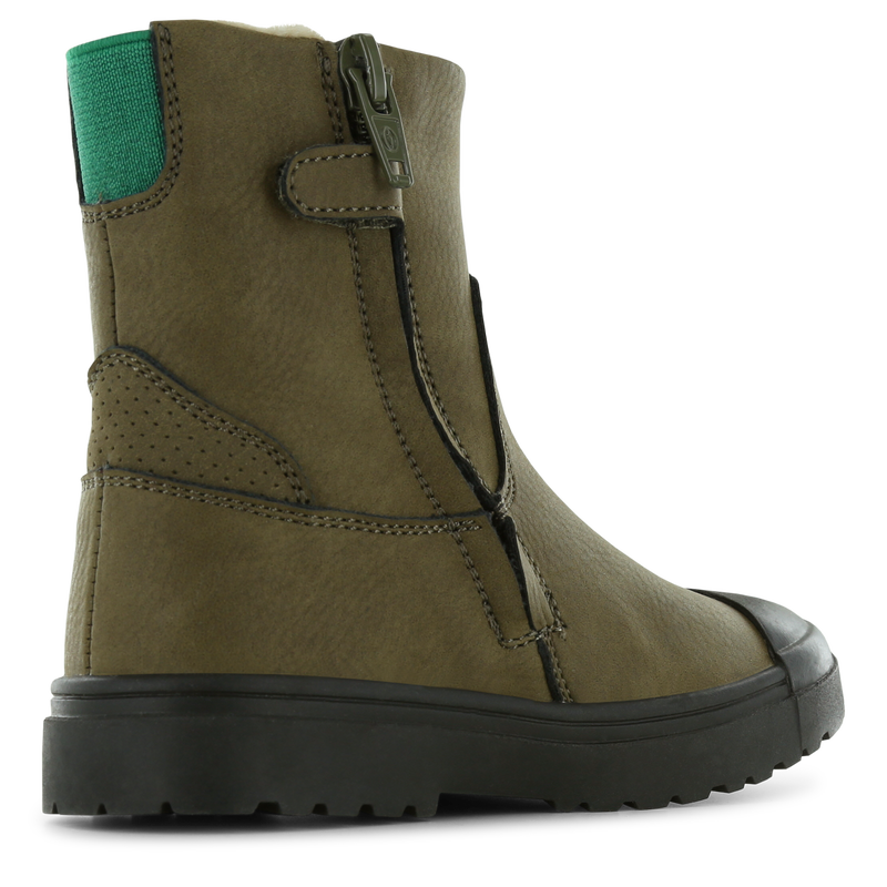 Shoesme donkergroene warmgevoerde boot Microleer | Sale