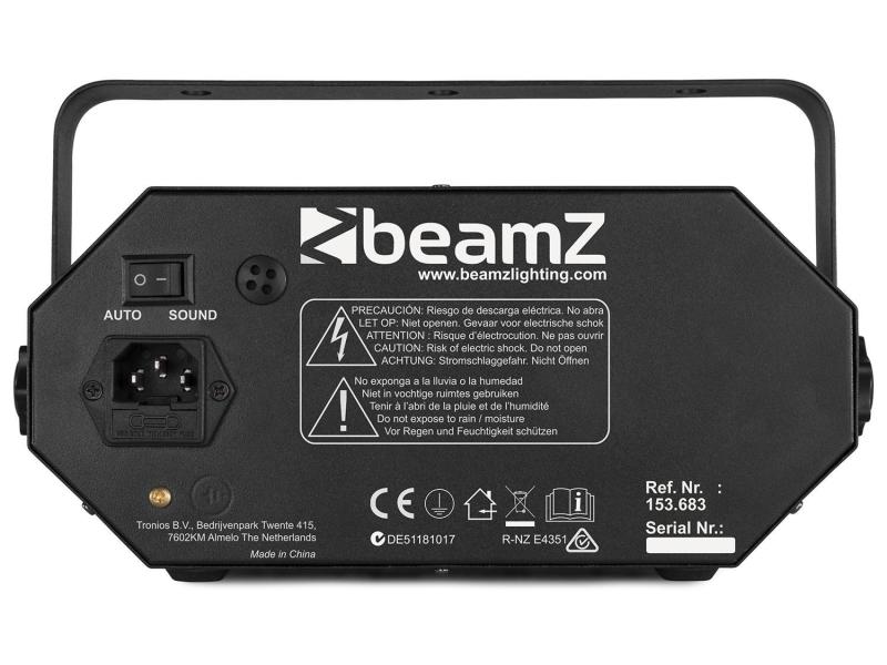 BeamZ Lichteffekt LED Wave Maschine mit drei separat steuerbaren Lichteffekten